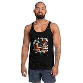 Melodic Motif All-Over Print Men's Tank Top